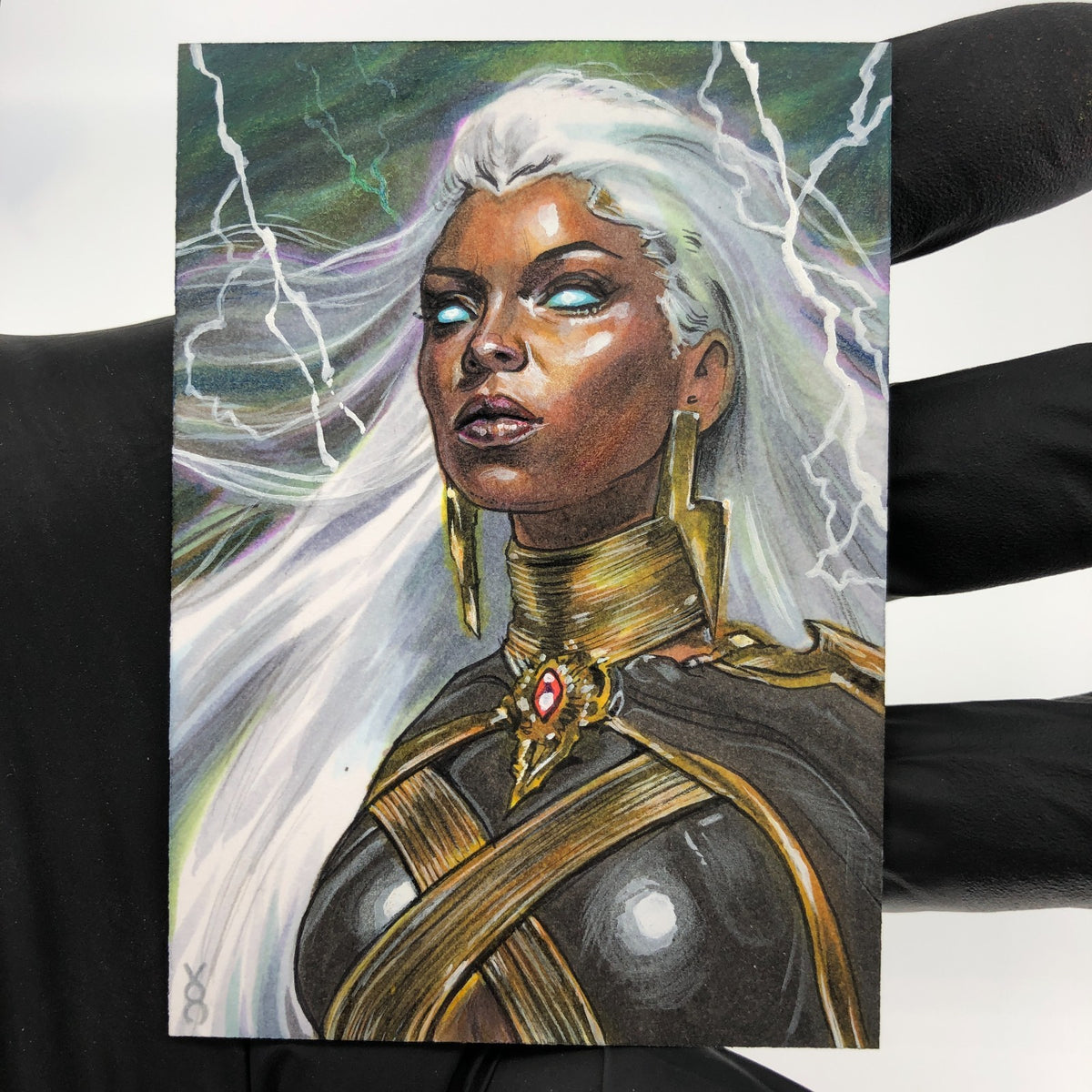 Marvel Sketch Card Storm X-Men Artist Veronica O Connell 2026 [NM]