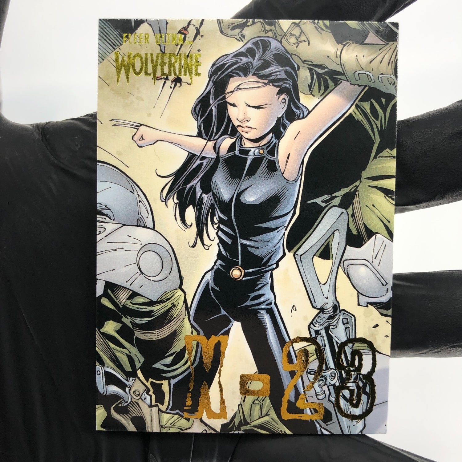 Marvel Card X-23 X-4 Gold /90 Fleer Upper Deck Ultra Wolverine [NM]