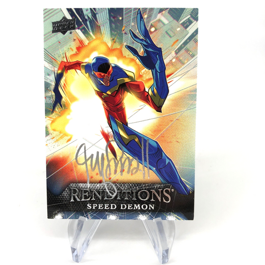Marvel Card Speed Demon 69 Singed Ryan Smallman /65 Upper Deck Renditions [NM]