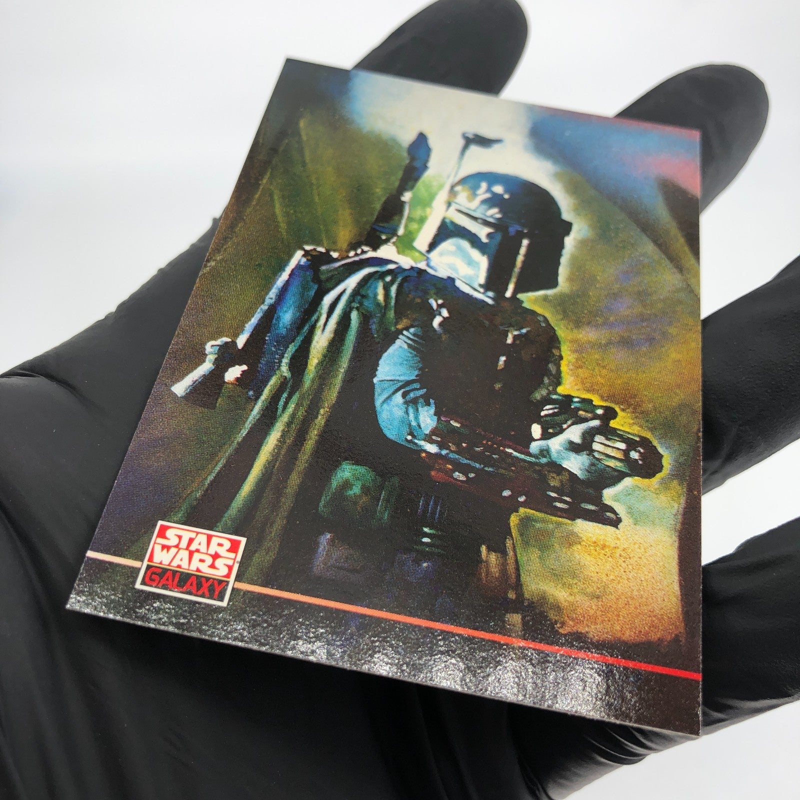 Star Wars Galaxy Card Boba Fett New Viosions 211 Topps  1994 [NM]