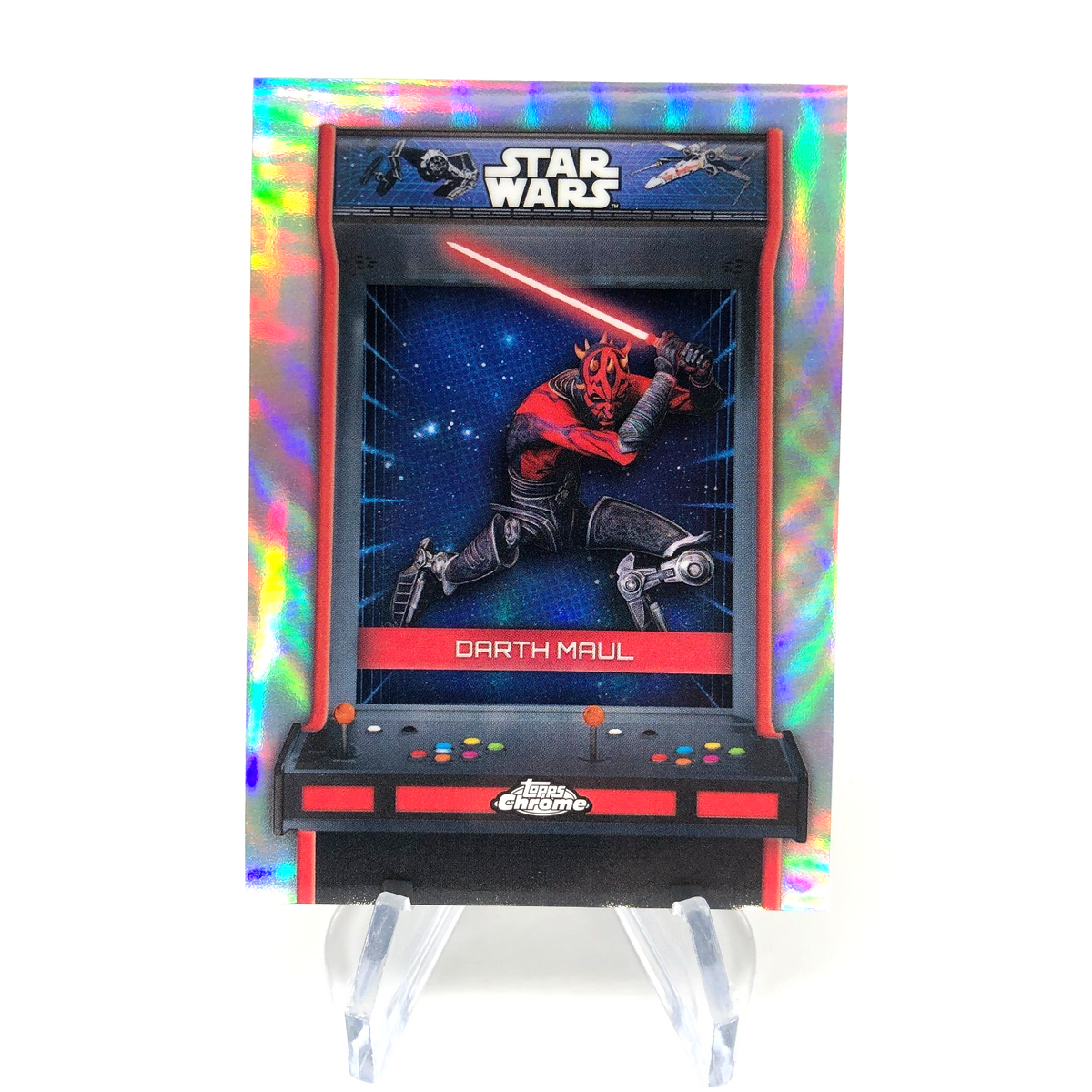 2025 Topps Chrome Star Wars Darth Maul  BS-M Bonus Stage Holo [NM]