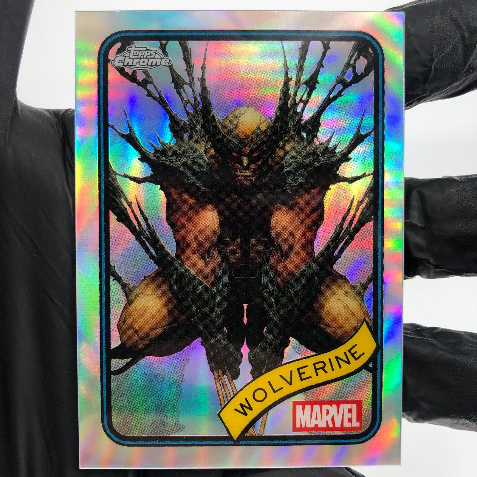 Marvel Card Wolverine 103 Rainbow Refractor Topps Chrome 2025 [NM]