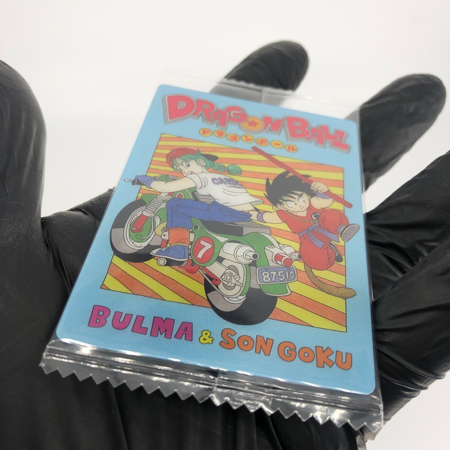 Dragonball Son Goku Bulma 7-27 CR Itajaga Wafer Card DBS Holo japanese [Sealed]