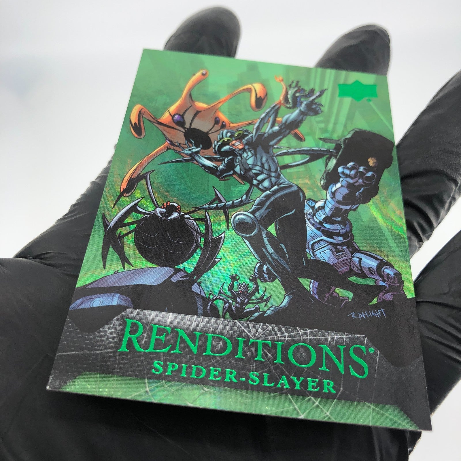 Marvel Card Spider-Slayer 59 Green  /399 Fleer Upper Deck Renditions [NM]