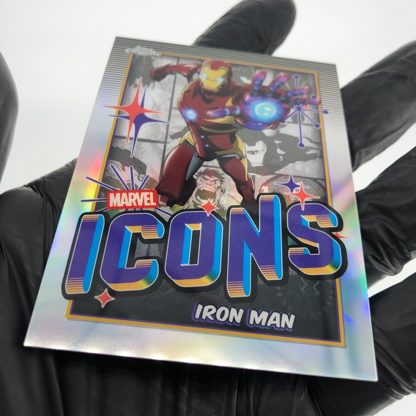 Marvel Card Iron Man MI-7 Icons Topps Chrome 2025 [NM]
