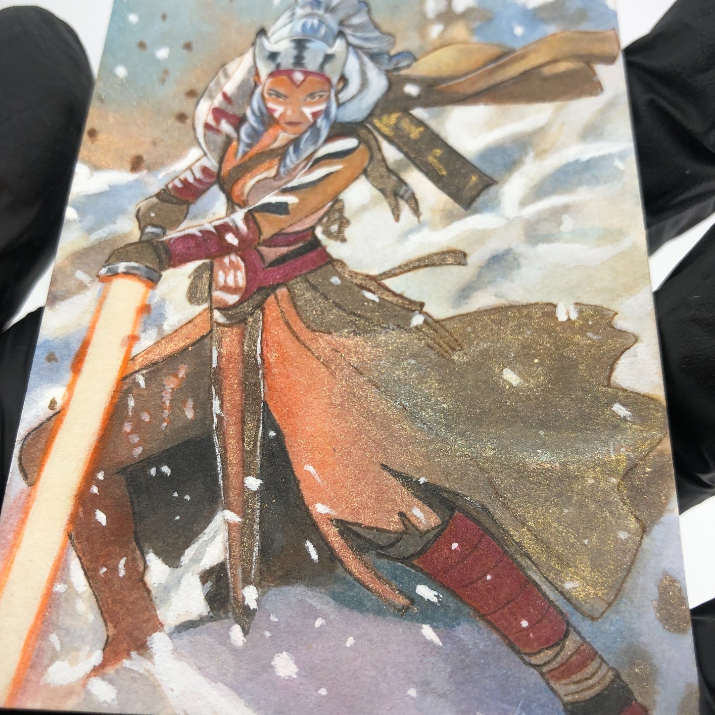 Star Wars Card Ahsoka Tano Sketch /1 Nyssa [NM]