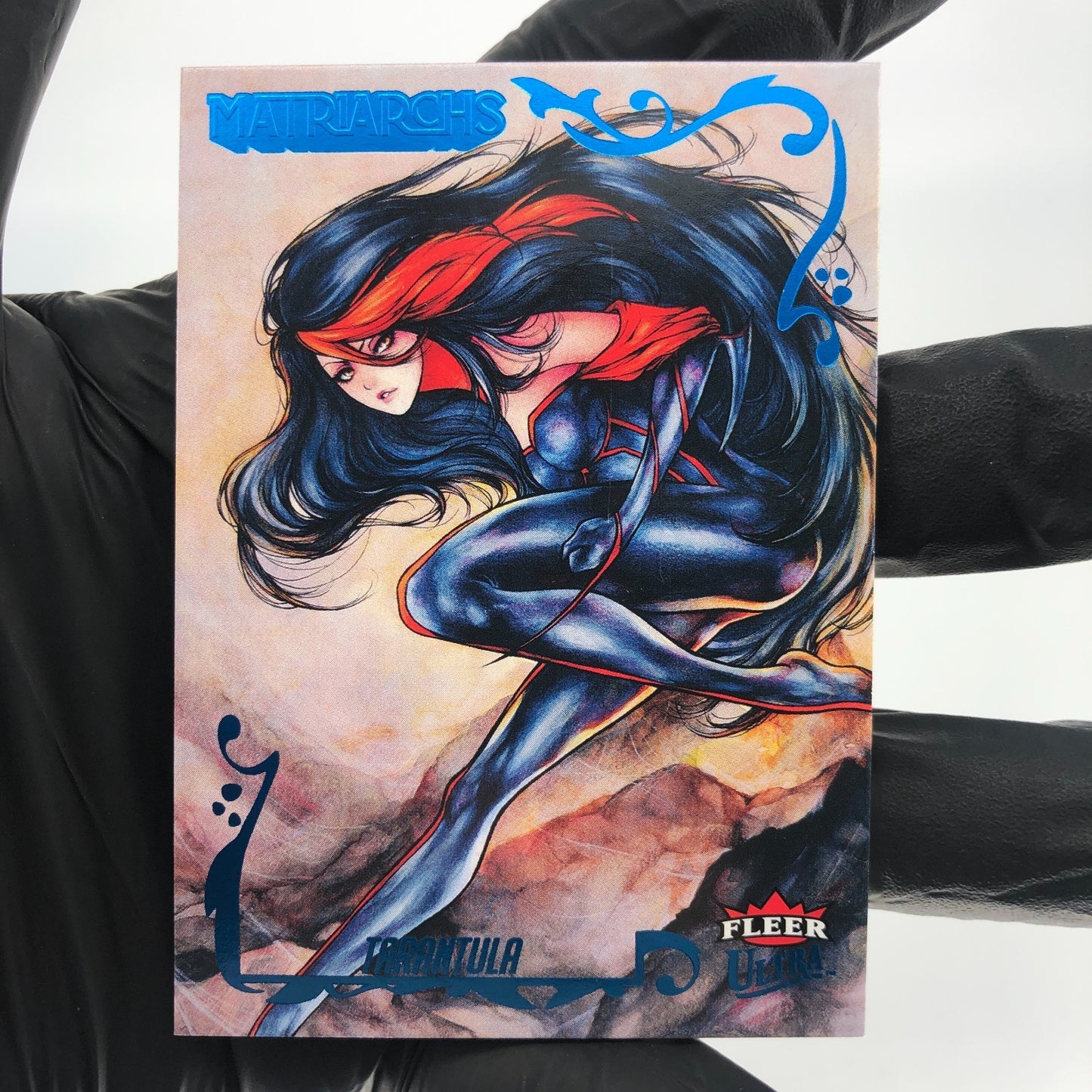 Marvel Card Tarantula 76 Blue Parallel Matriarchs 2024 Fleer Upper Deck [NM]