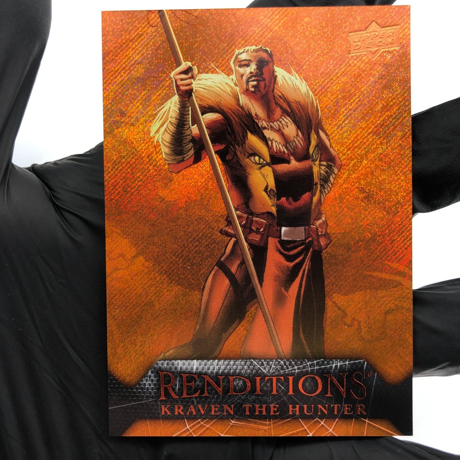 Marvel Card Kraven 54 Orange  /299 Fleer Upper Deck Renditions [NM]