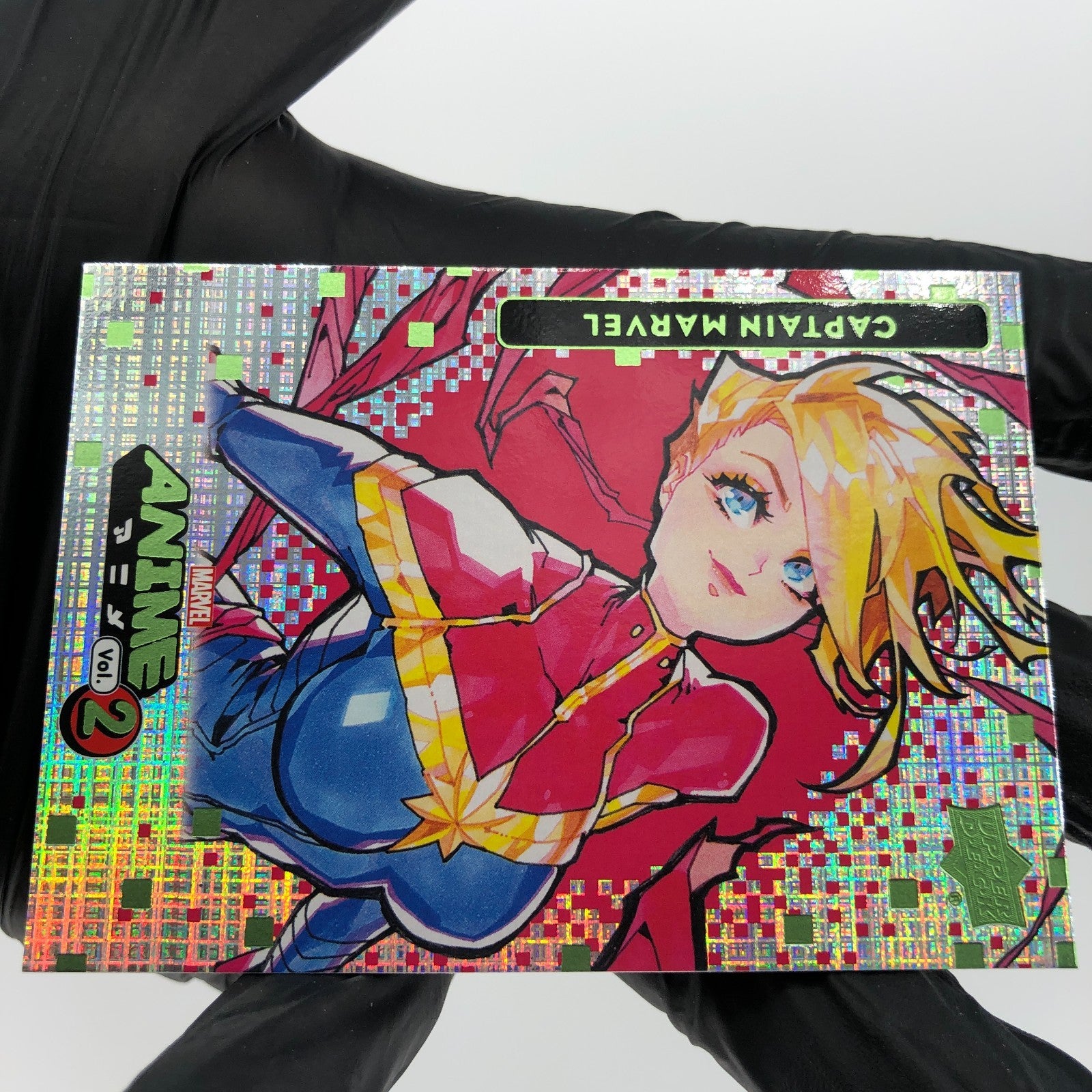Marvel Card Captain Marvel 10 Anime Vol.02 Holo Upper Deck Fleer [NM]