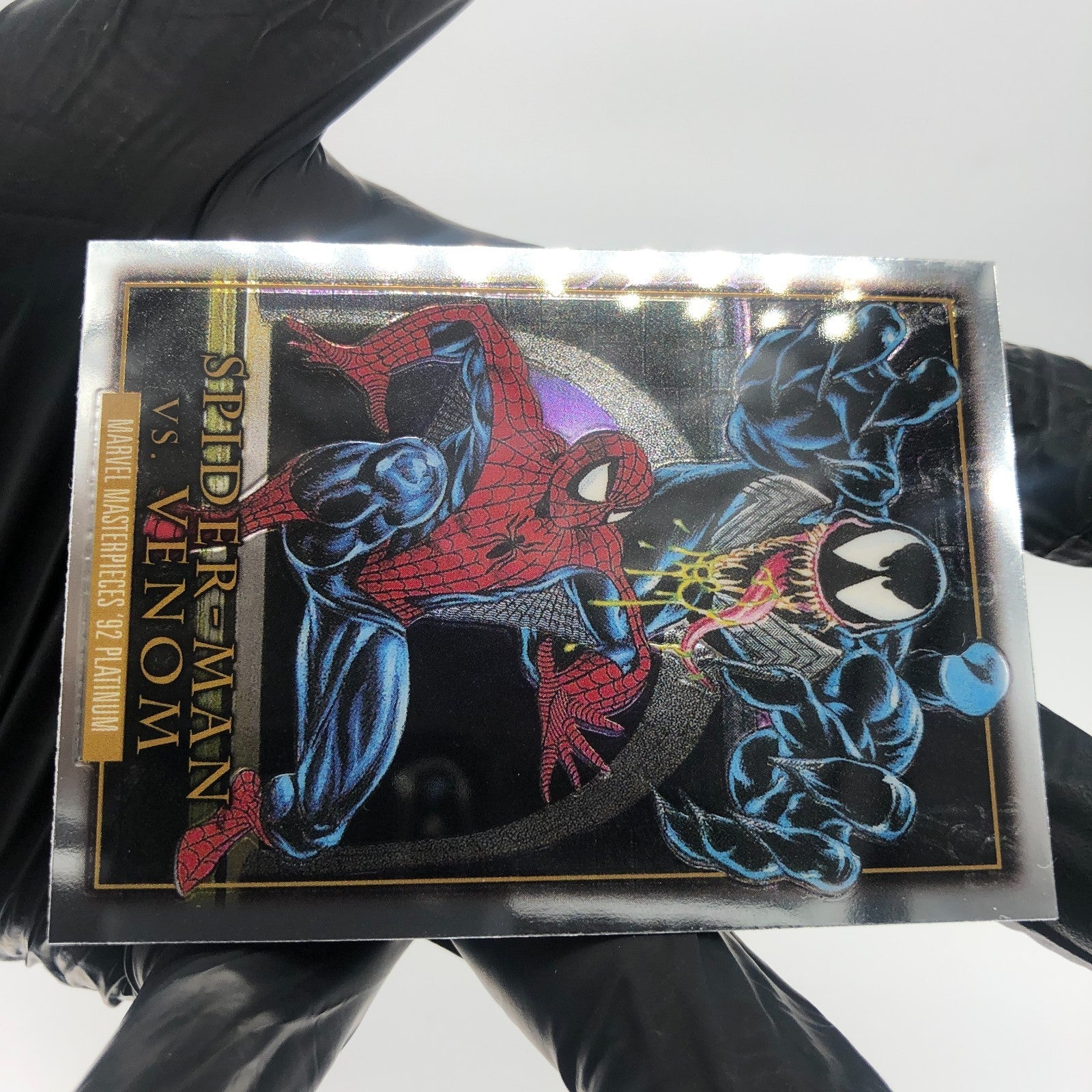 Marvel Card Spider-Man Vs Venom BS-4 Fleer Upper Deck Masterpieces 92 [NM]