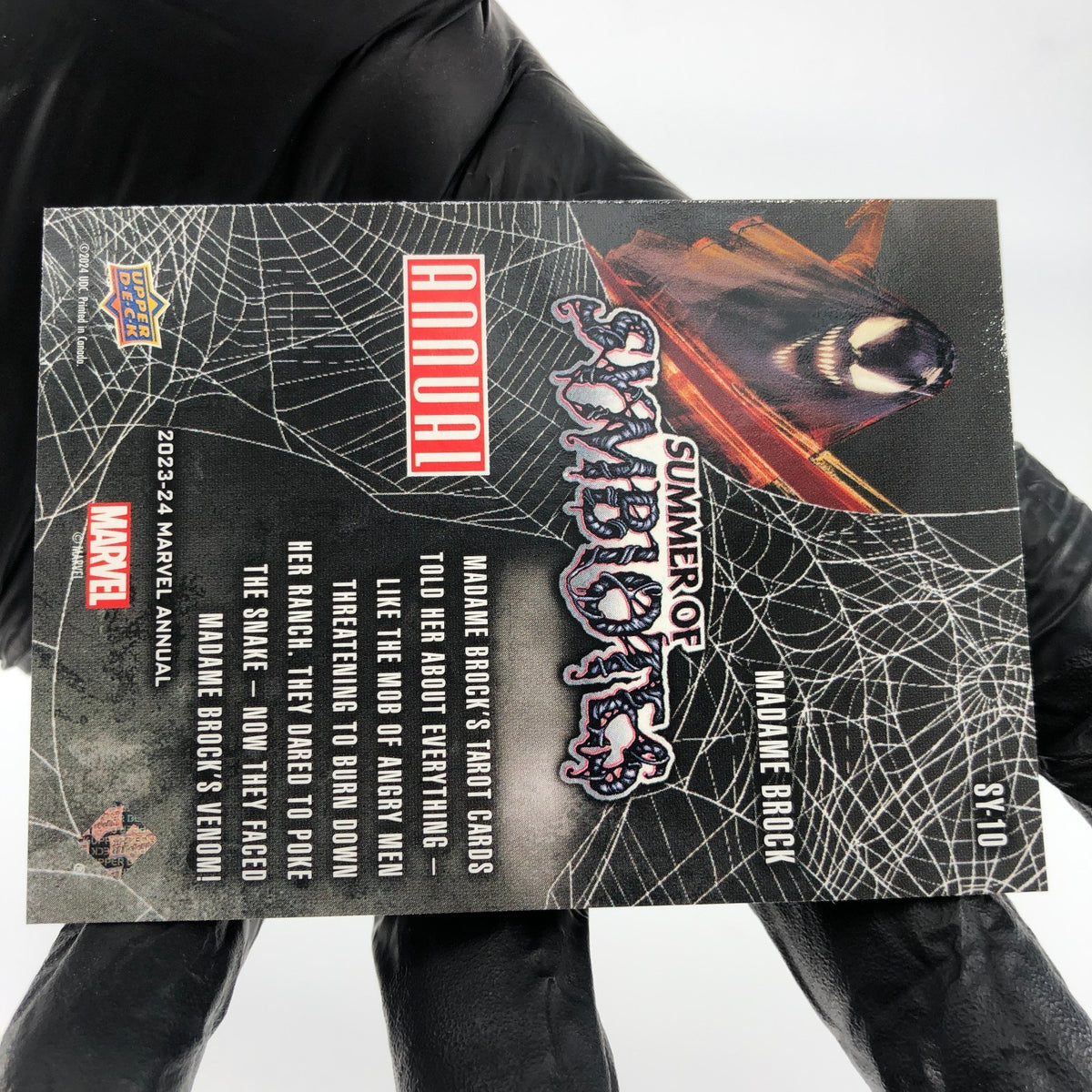 Marvel Card Madame Brook SY-10 Annual Upper Deck Flair 2023 [NM]