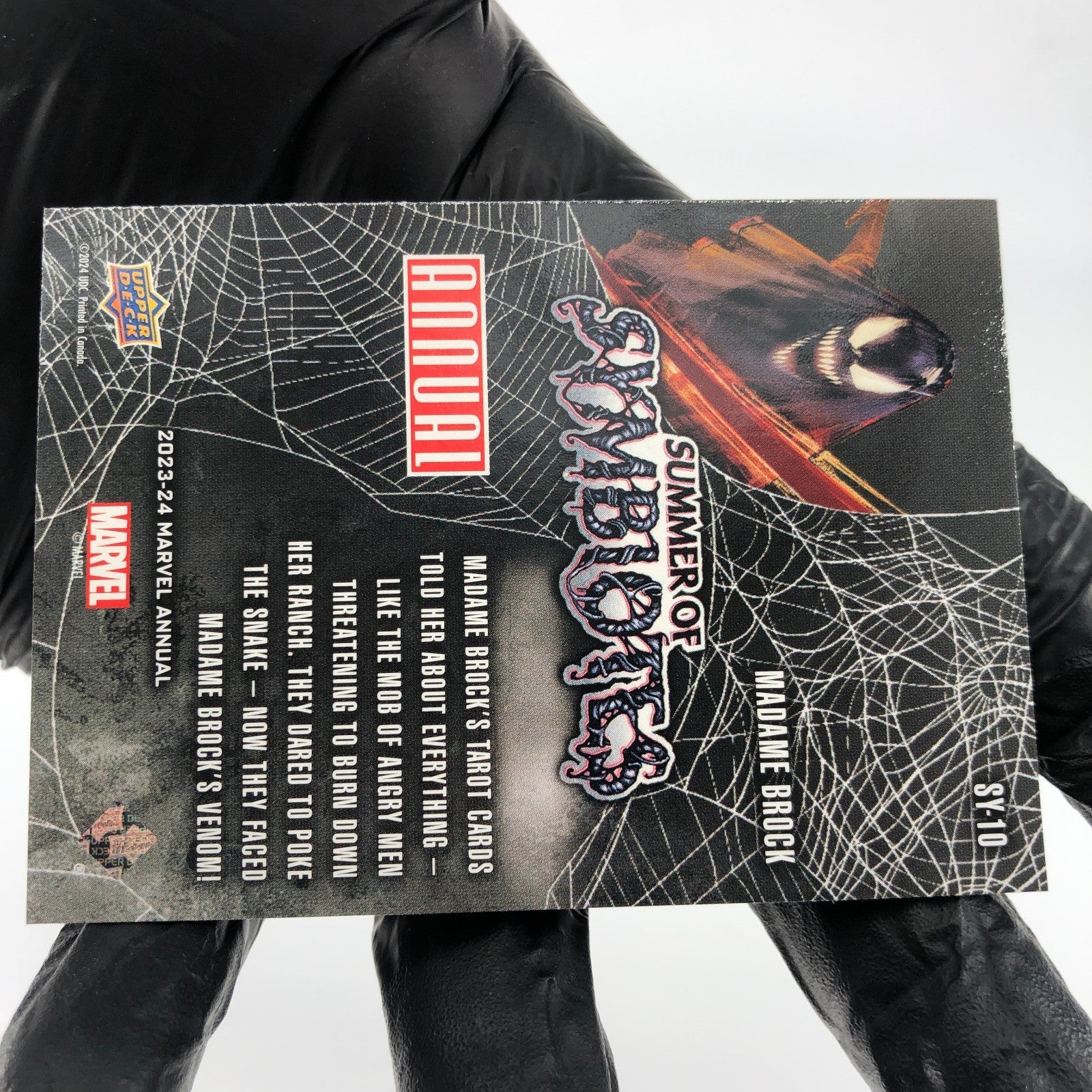 Marvel Card Madame Brook SY-10 Annual Upper Deck Flair 2023 [NM]