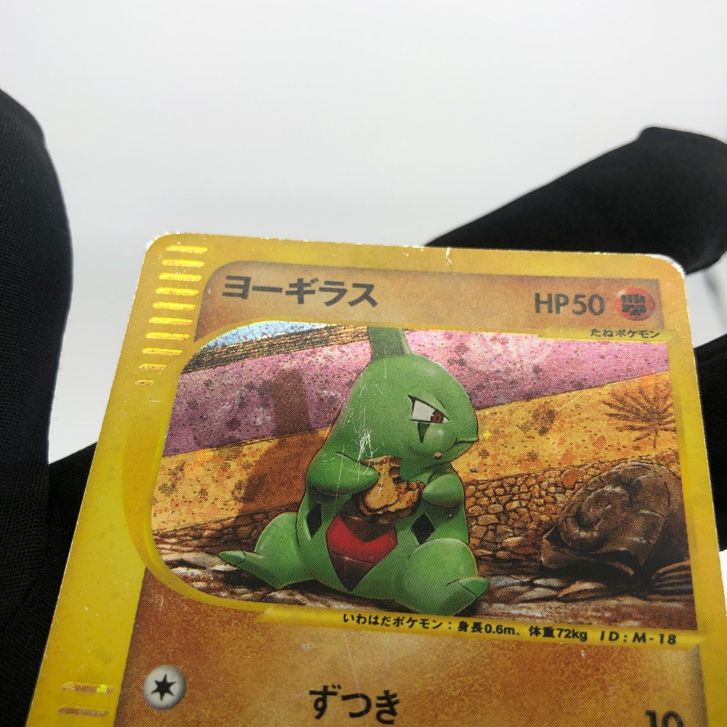 Pokemon Card Larvitar 018/018 Promo McDonalds Japanese Karte [Played]
