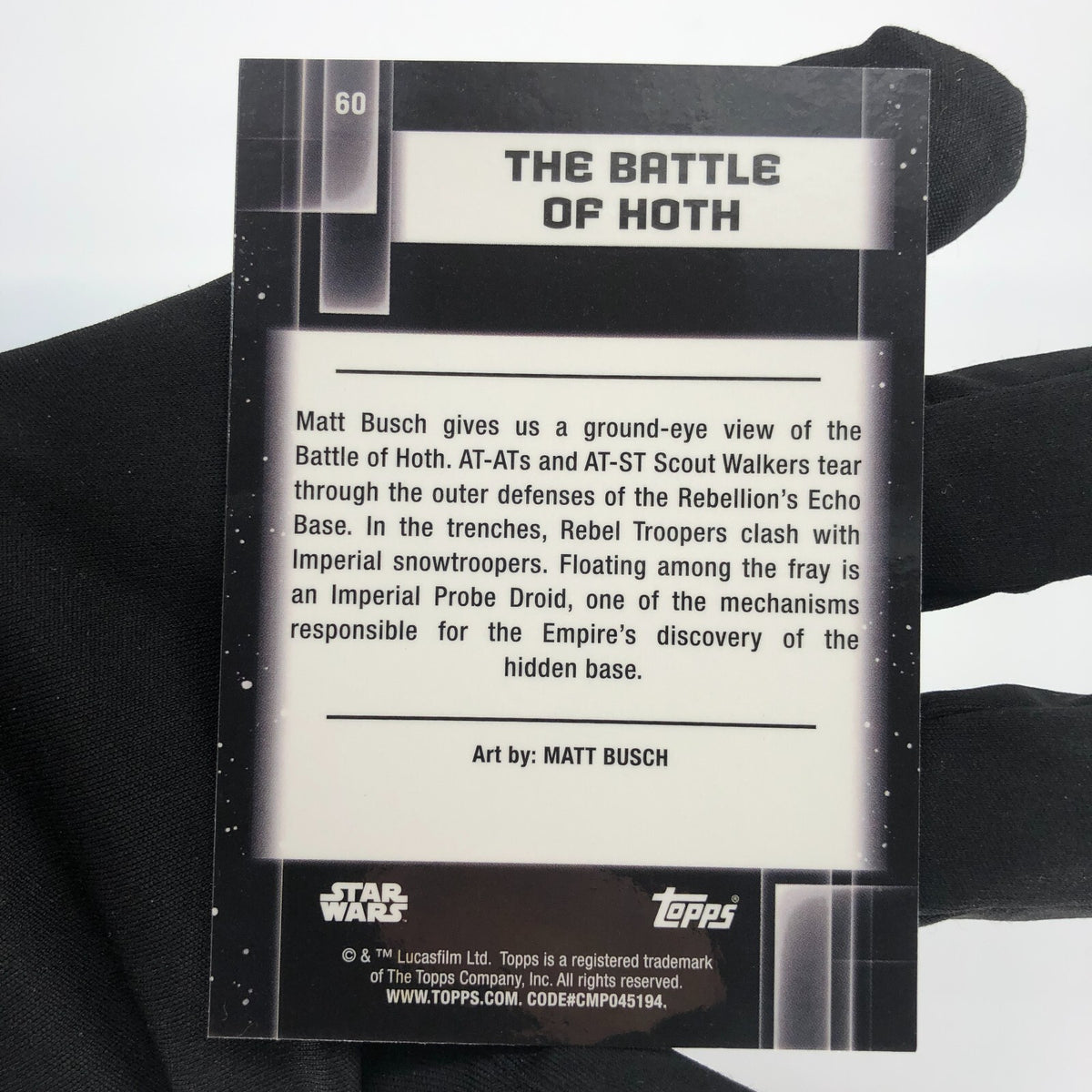 Star Wars Galaxy Battle of Hoth 60 2021 Topps Chrome [Rank A]