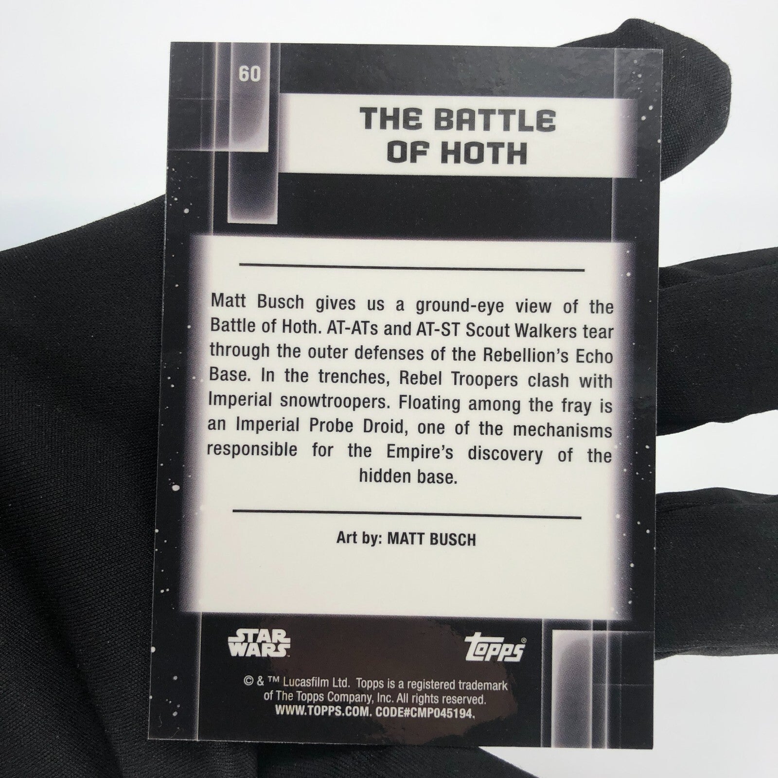 Star Wars Galaxy Battle of Hoth 60 2021 Topps Chrome [Rank A]