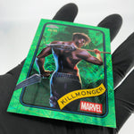 Marvel Card Killmonger 34 Green /99 Holo Topps Chrome 2025 [NM]