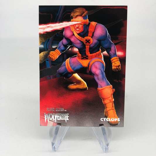 Marvel Card Cyclops 19 Base Upper Wolverine Ultra [A]