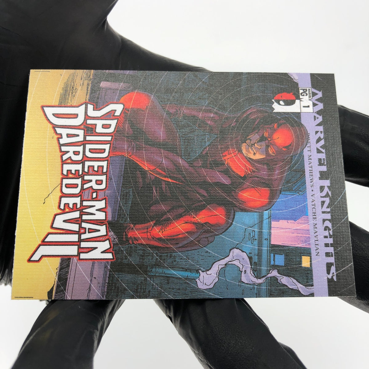 Marvel Card Daredevil 83 Canvas Comic Covers Fleer Upper Deck Renditions [NM]
