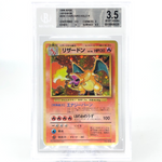 BGS 3.5 Pokemon Card Charizard Base No.006 Holo Japanese Karte [3.5]