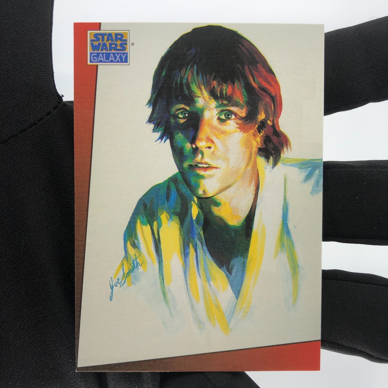 Star Wars Galaxy Card The Design Of 3 Topps Luke Skywalker 1993 [Rank A]