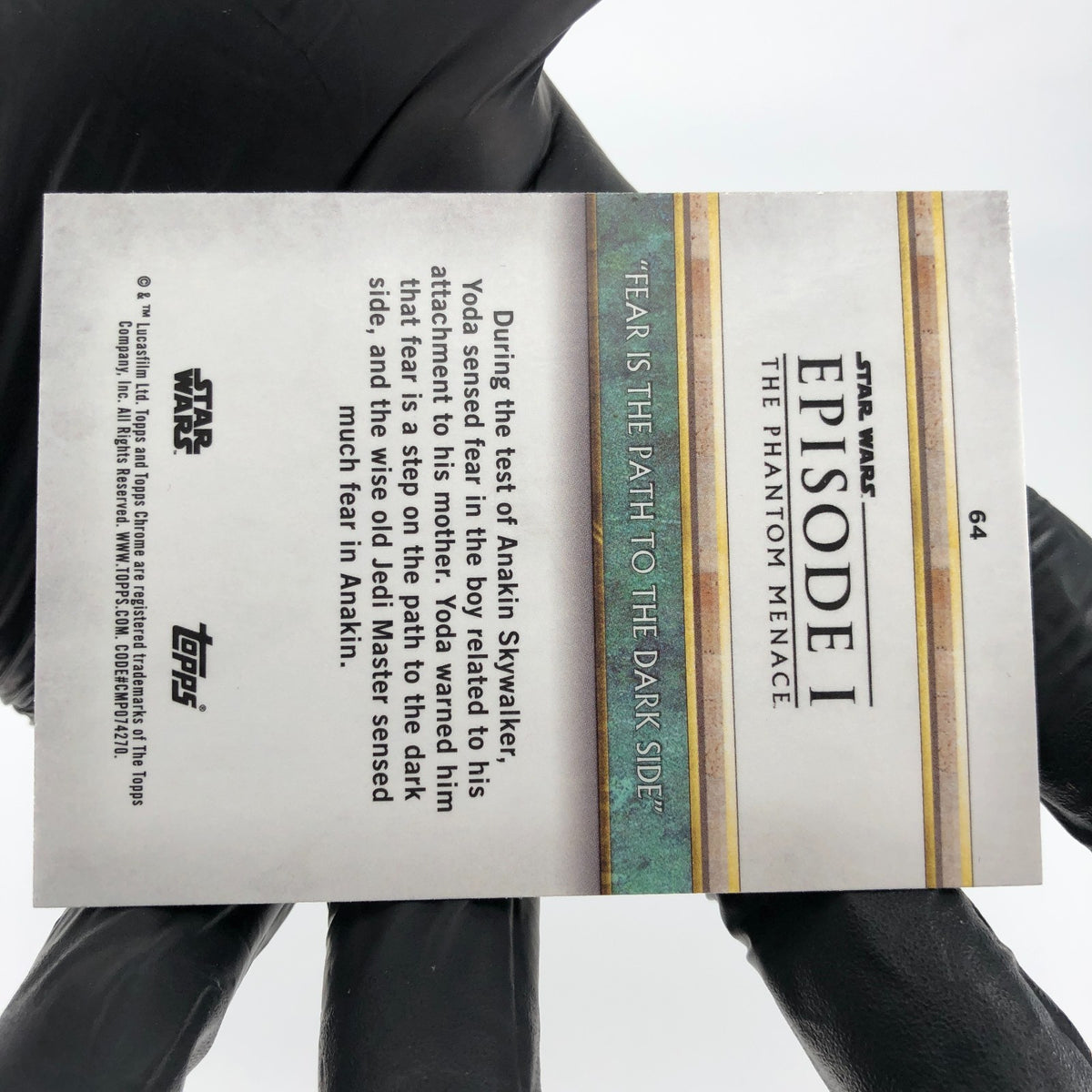 2024 Topps Star Wars Chrome Sapphire  Yoda 64 /99 Green [NM]