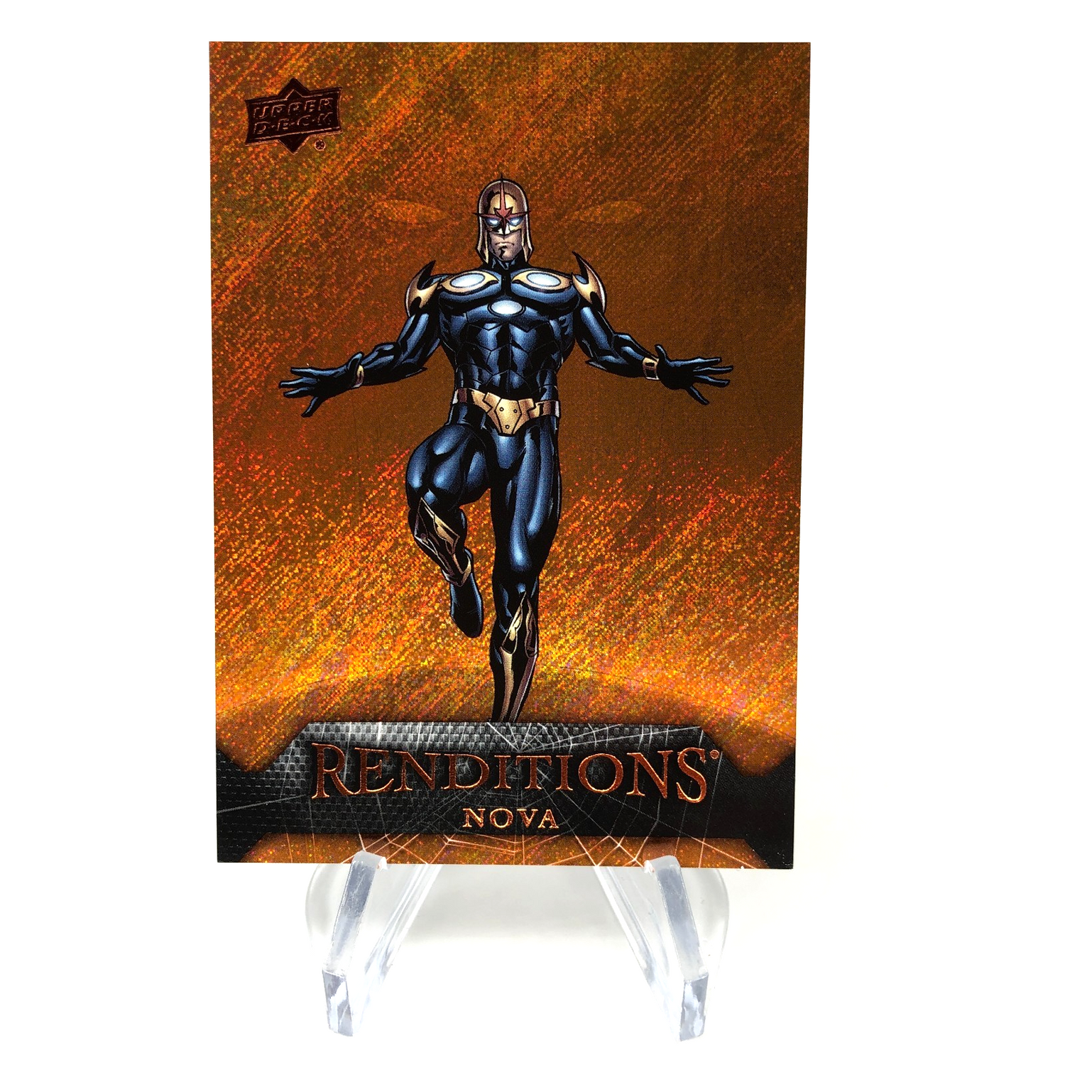 Marvel Card Nova 89 Orange  /299 Fleer Upper Deck Renditions [NM]