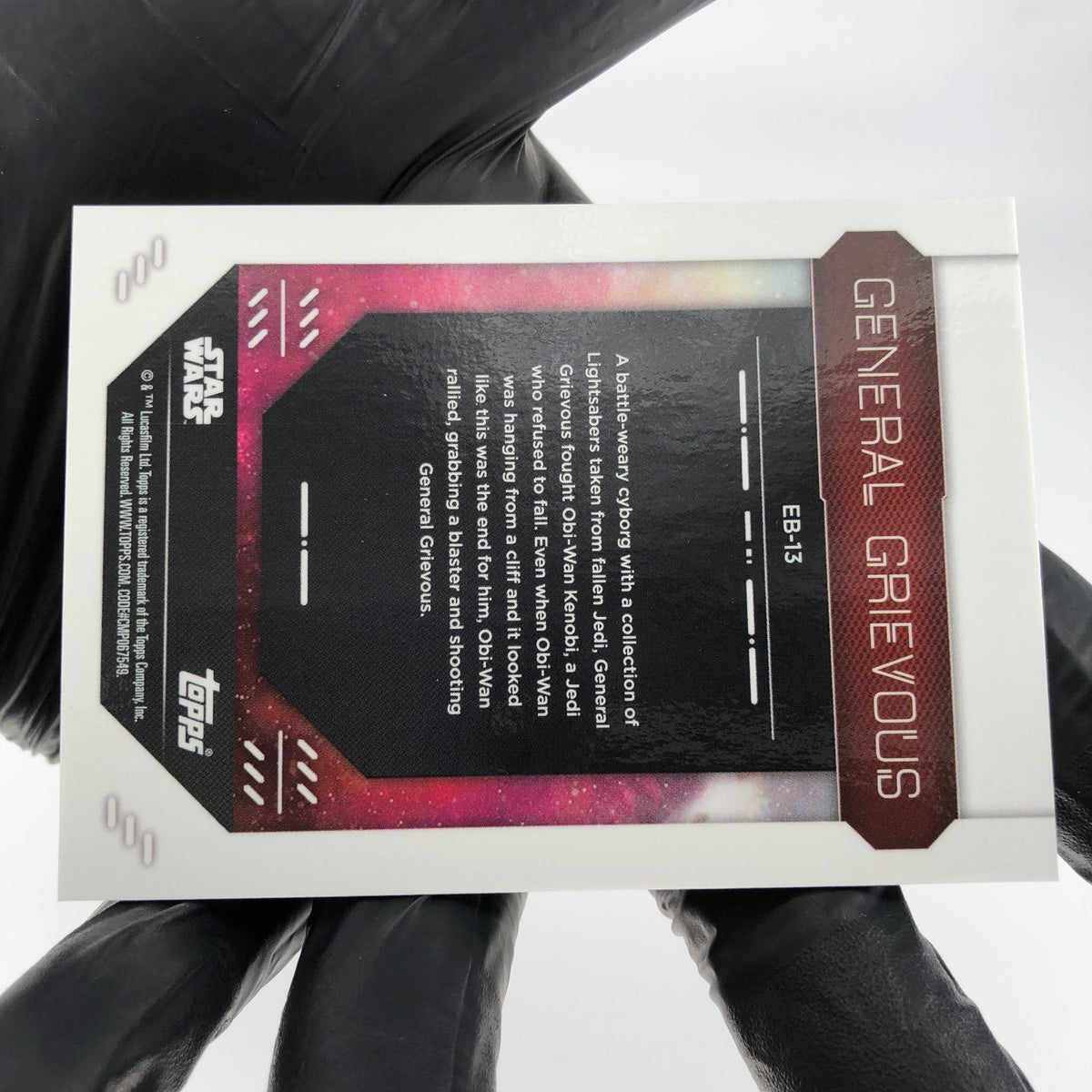 2023 Topps Finest Star Wars General Grievous EB-13 Holo /50 [NM]