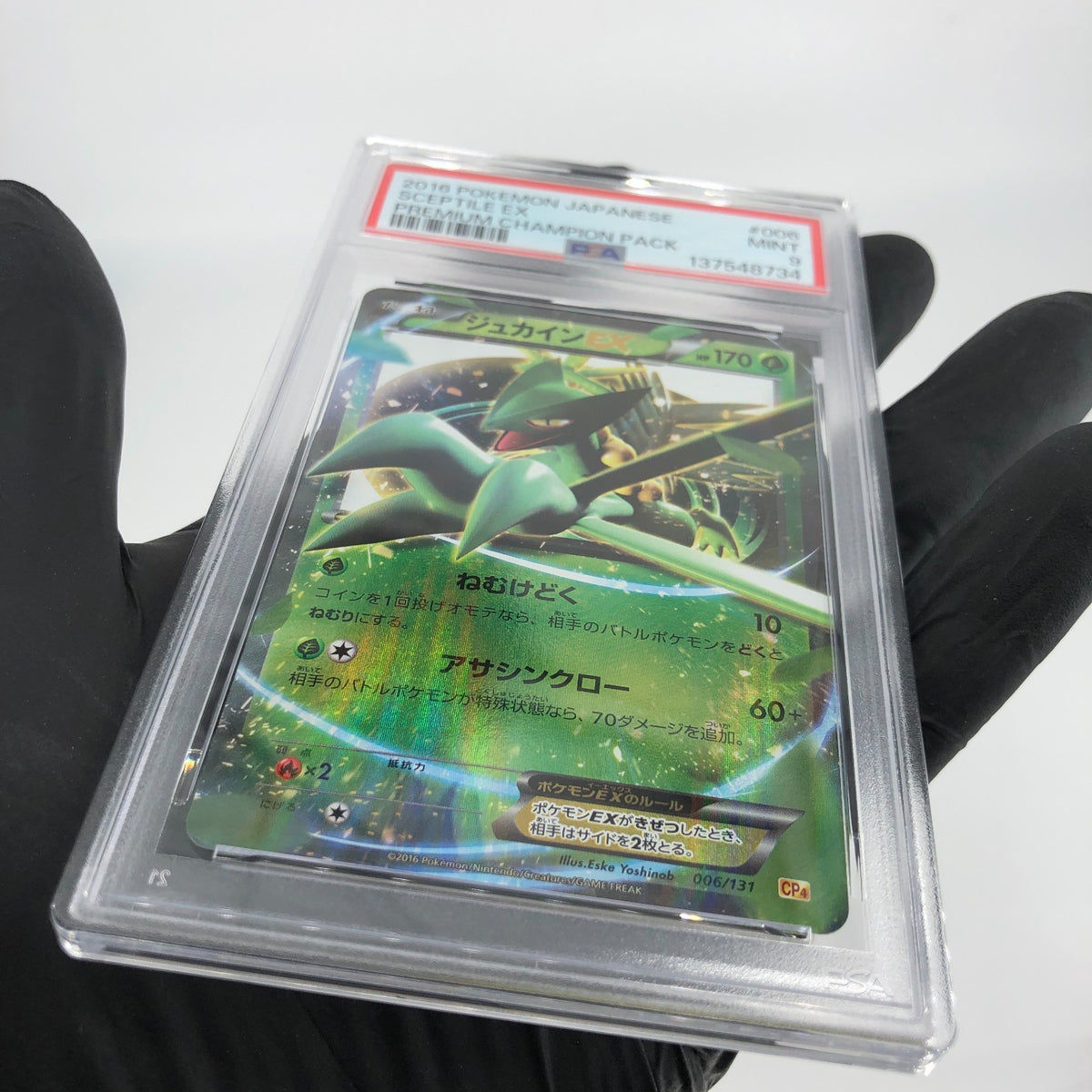 PSA 9 Pokemon Card Sceptile Ex 006/131 CP4 Japanese Karte [9]