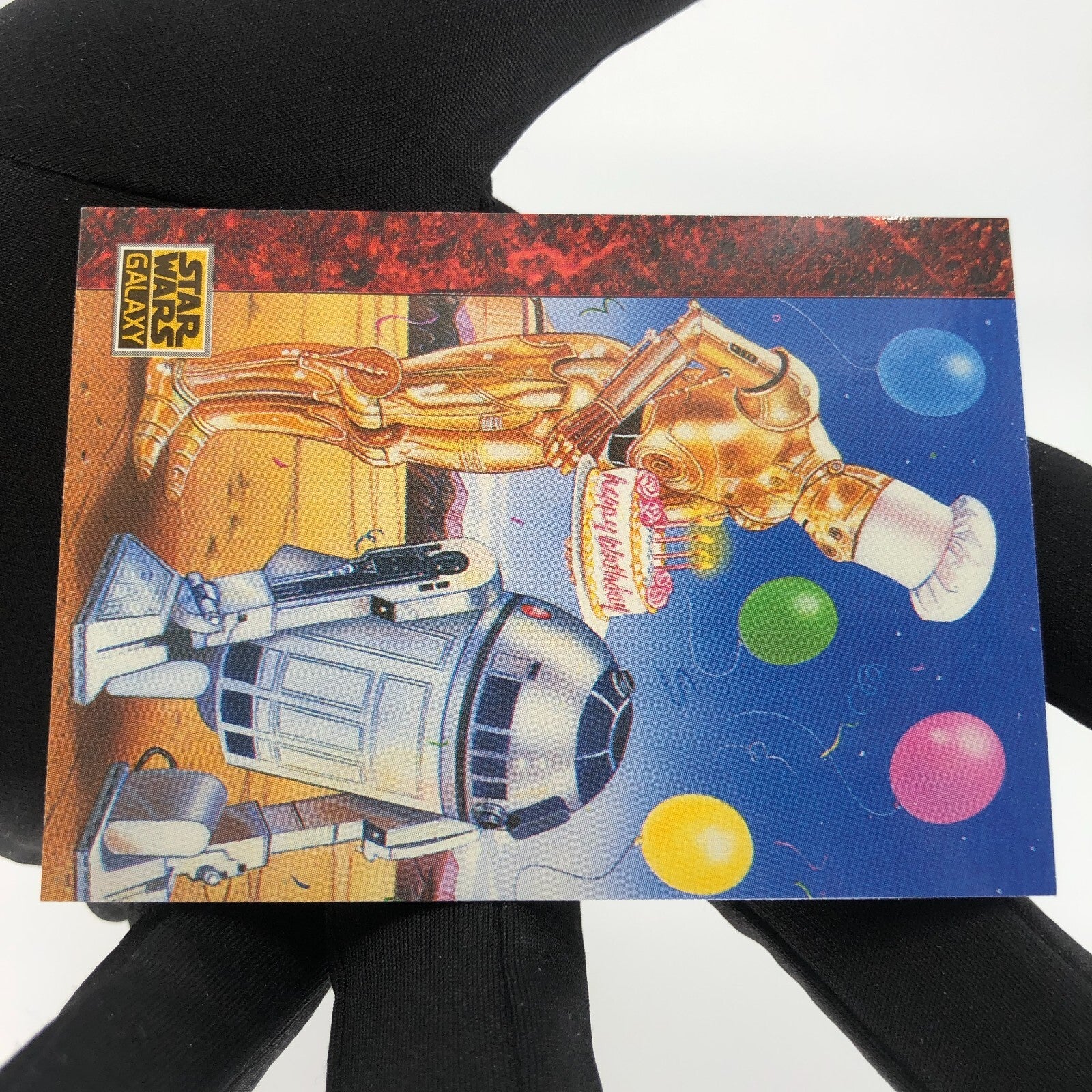 Star Wars Galaxy Card The Art Of 76 Topps R2-D2 C3PO 1993 [Rank A]