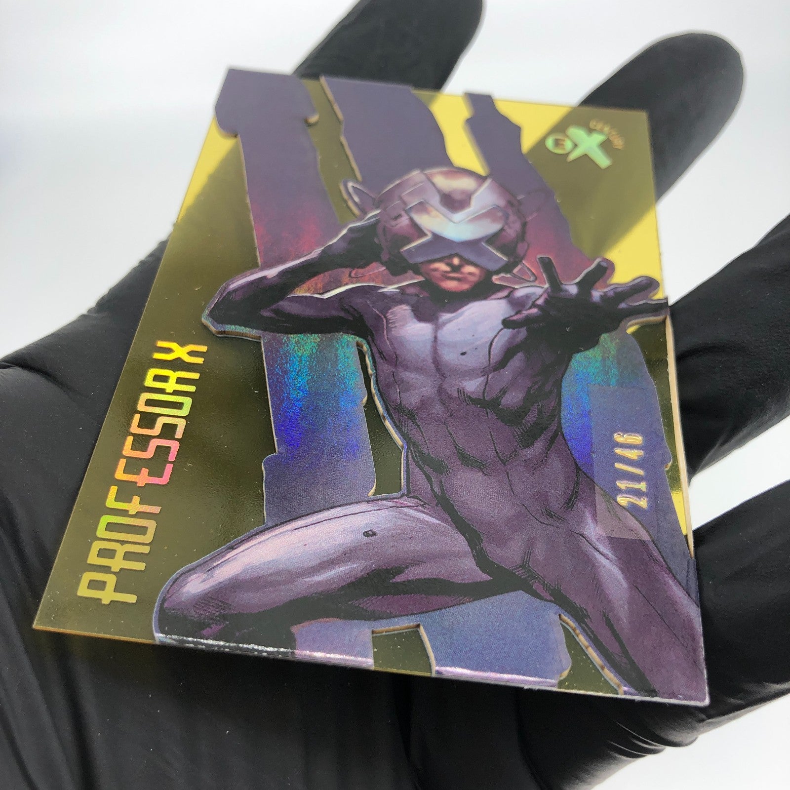 Marvel Card Professor X EX55 Yellow /46 Century Upper Deck Wolverine [NM]