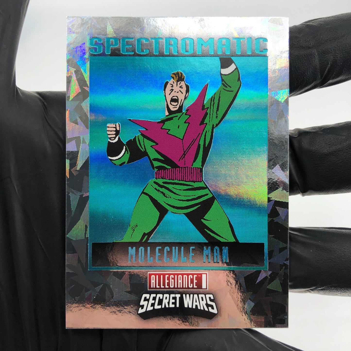 Marvel Card Molecule Man SM-3 Blue /10 Secret Wars Allegiance Omega [NM]
