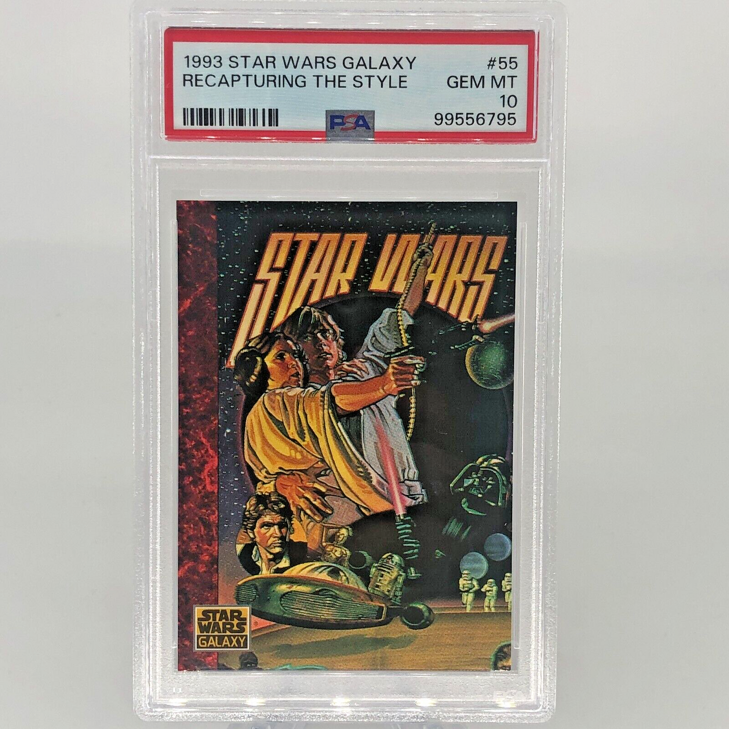 Star Wars PSA 10 Galaxy Card The Art Of 55 Topps Recapturing The Style 1993 [10]