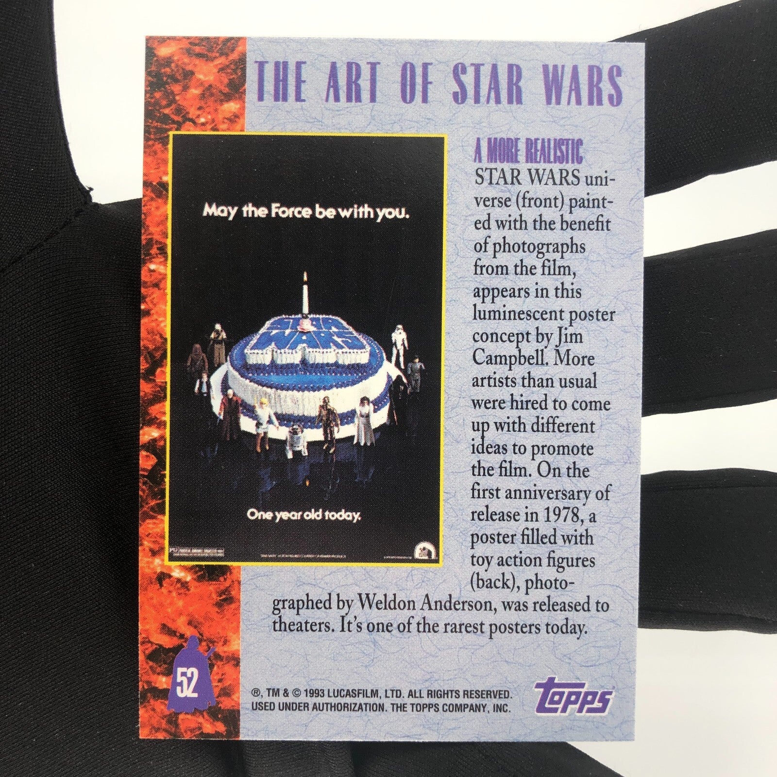 Star Wars Galaxy Card The Art Of Star Wars 52 1993 Topps [Rank A]