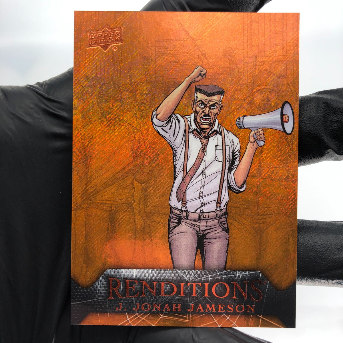 Marvel Card J. Jonah Jameson 58 Orange /299 Upper Deck Renditions [NM]