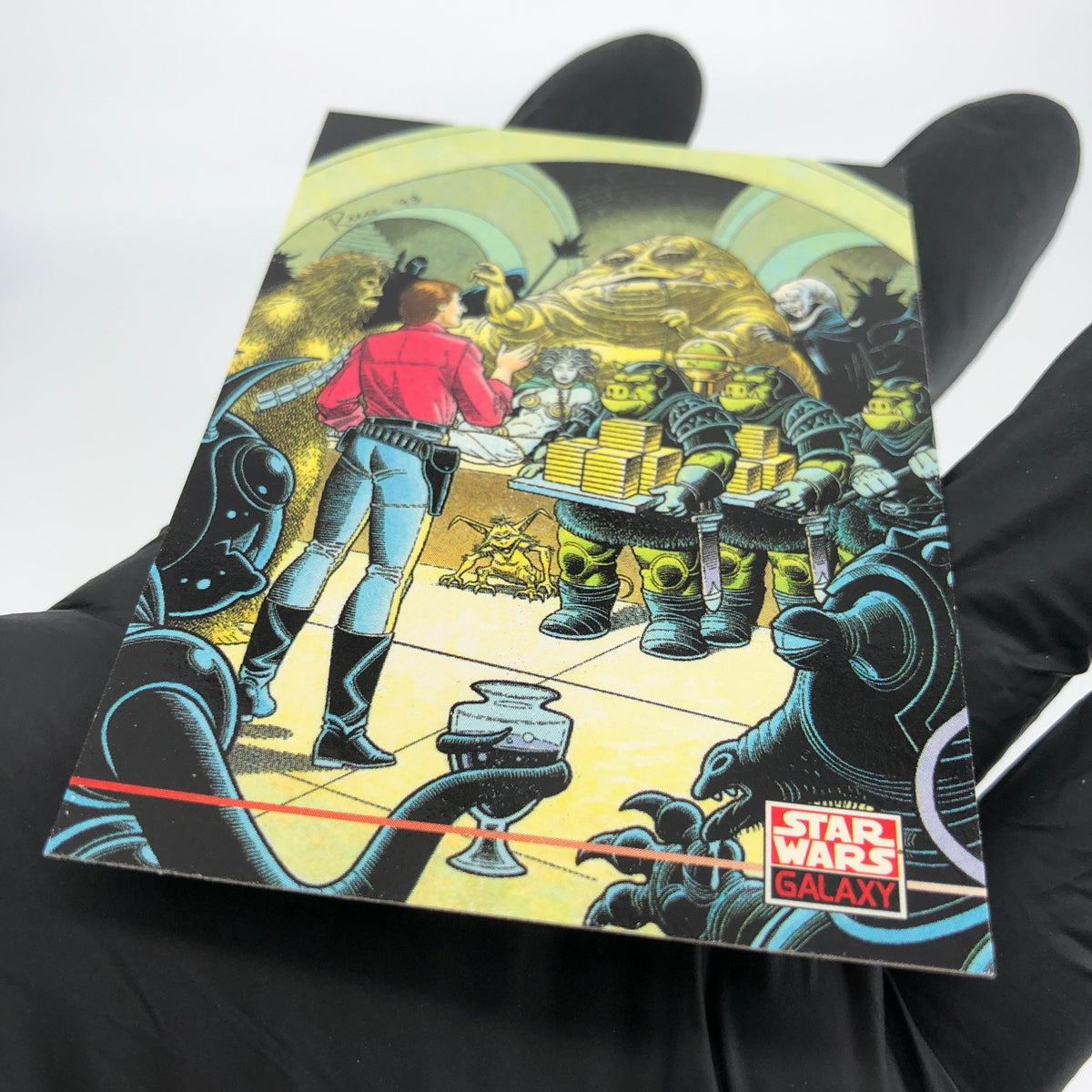 Star Wars Galaxy Card Jabba New Viosions 263 Topps  1994 [NM]