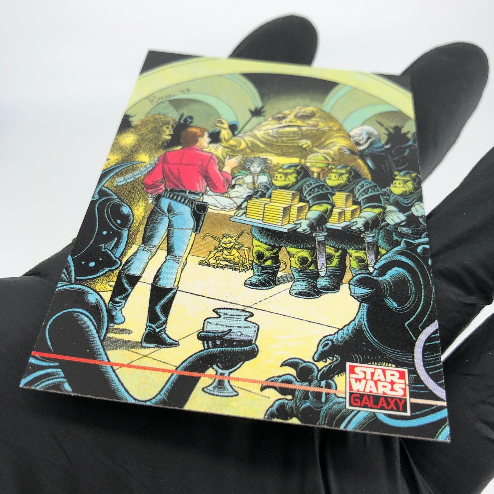 Star Wars Galaxy Card Jabba New Viosions 263 Topps  1994 [NM]