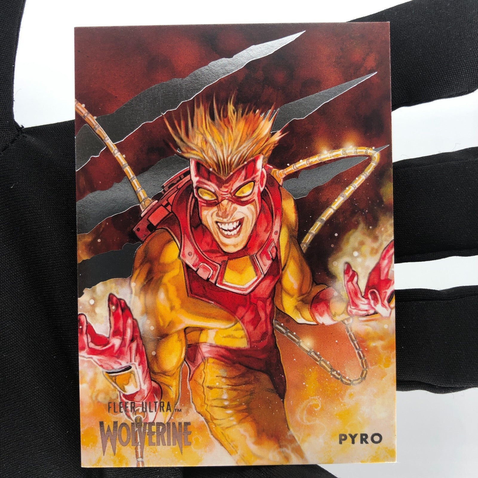 Marvel Card Pyro 98 Base Upper Wolverine Ultra [A]