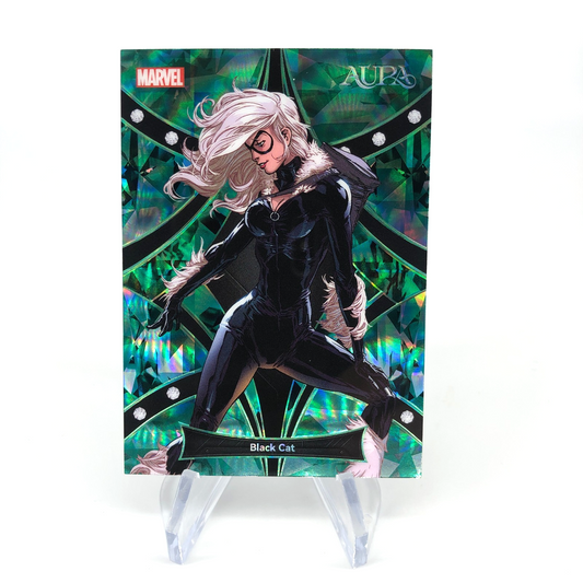 Marvel Card Black Cat AM-HG-26 Aura Green Gems /25 Kakawow 2025 [NM]