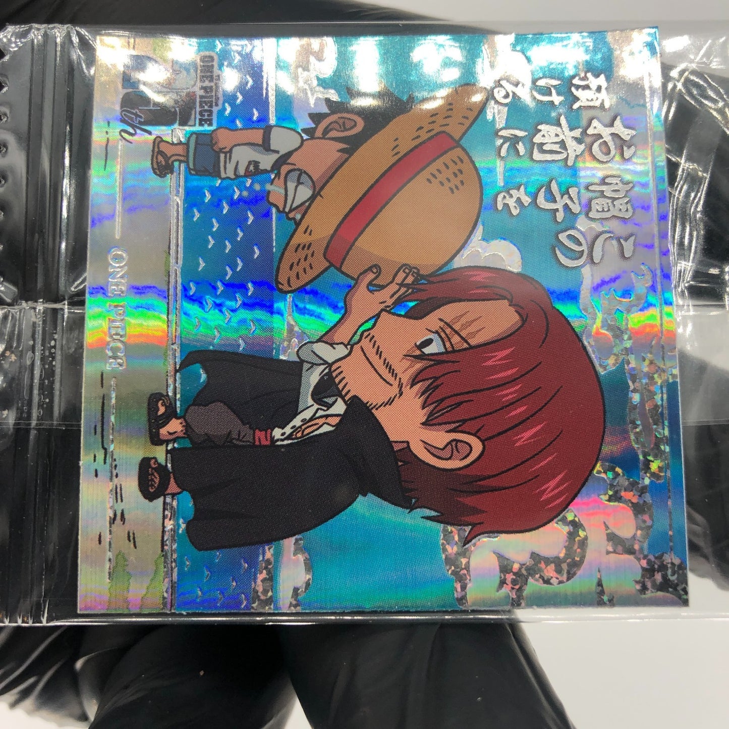 One Piece Luffy Shanks SW9-S2 SEC 25th Anniversary Holo Wafer  Japanese [Sealed]