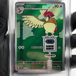 PSA 8 Pokemon Card Pidgeotto 119/108 AR SV3 Japanese Karte [8]