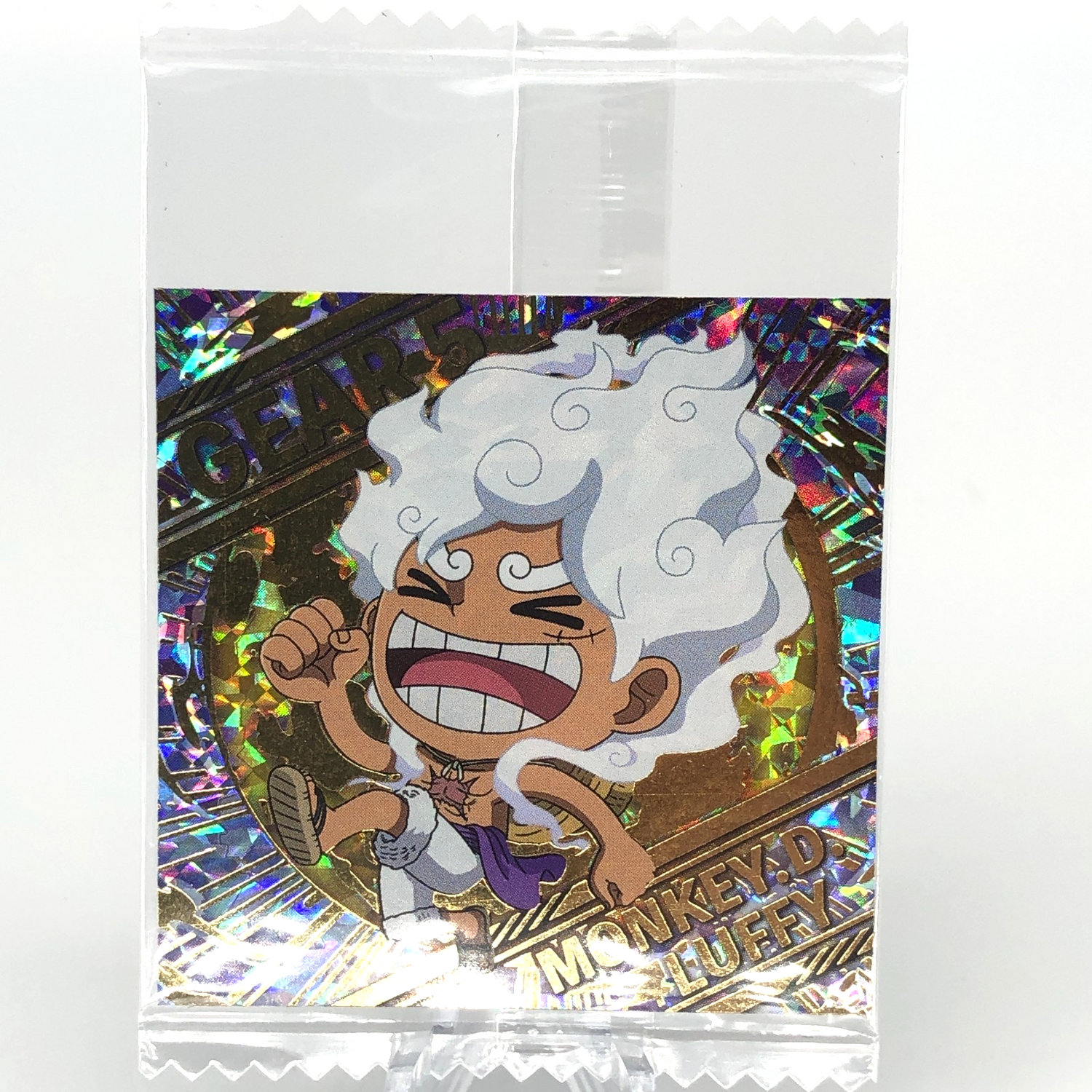 One Piece Luffy Gear 5 SW11-01 SGR Holo Wafer  Japanese [Sealed]