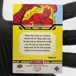 Marvel Card Human Torch 75 Rainbow Red Secret Wars Allegiance Upper Deck [NM]