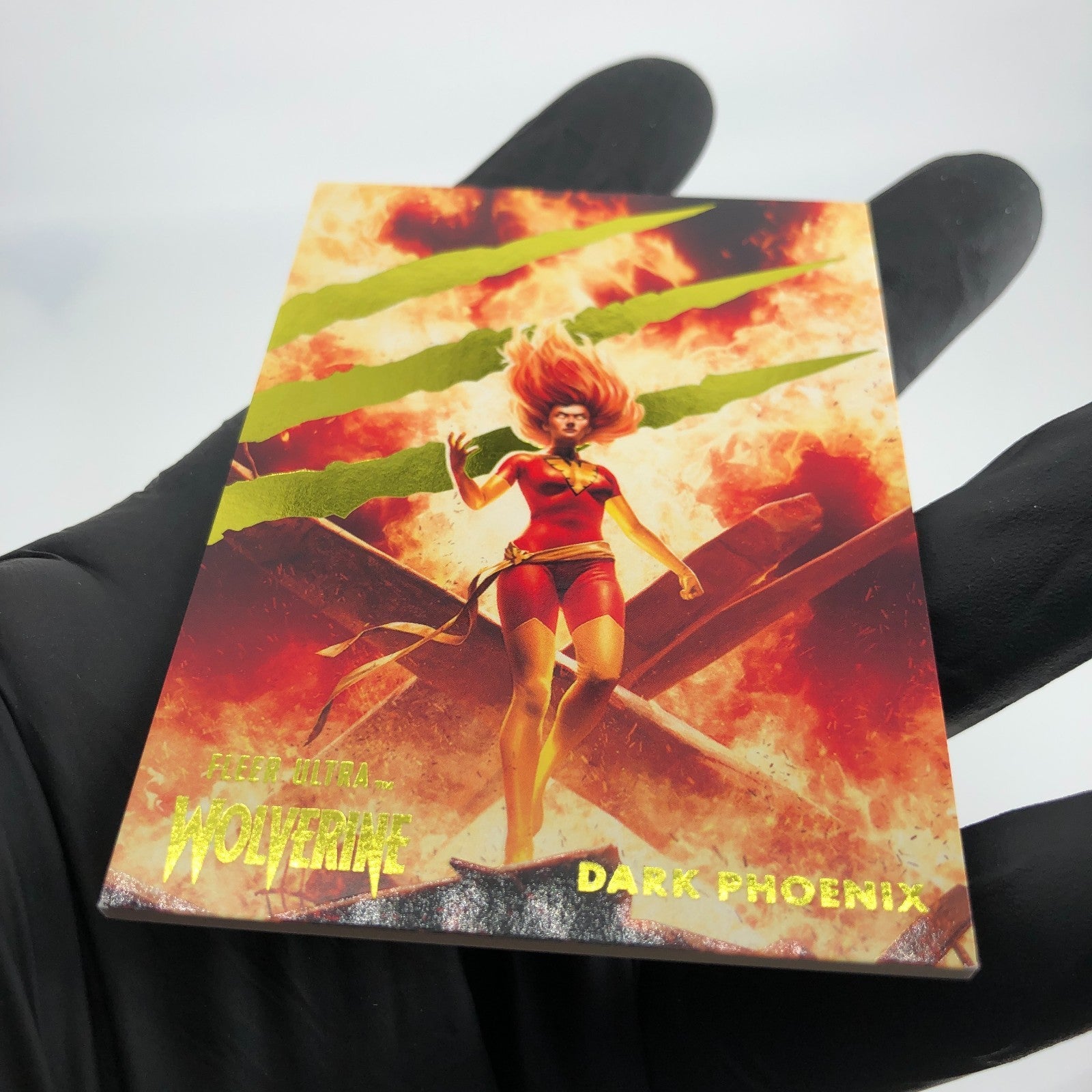 Marvel Card Dark Phoenix 6 Gold /90 Fleer Upper Deck Ultra Wolverine [NM]