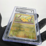 CGC 8 Pokemon Card Pikachu 025/165 C Pokeball SV2a Japanese Karte [8]