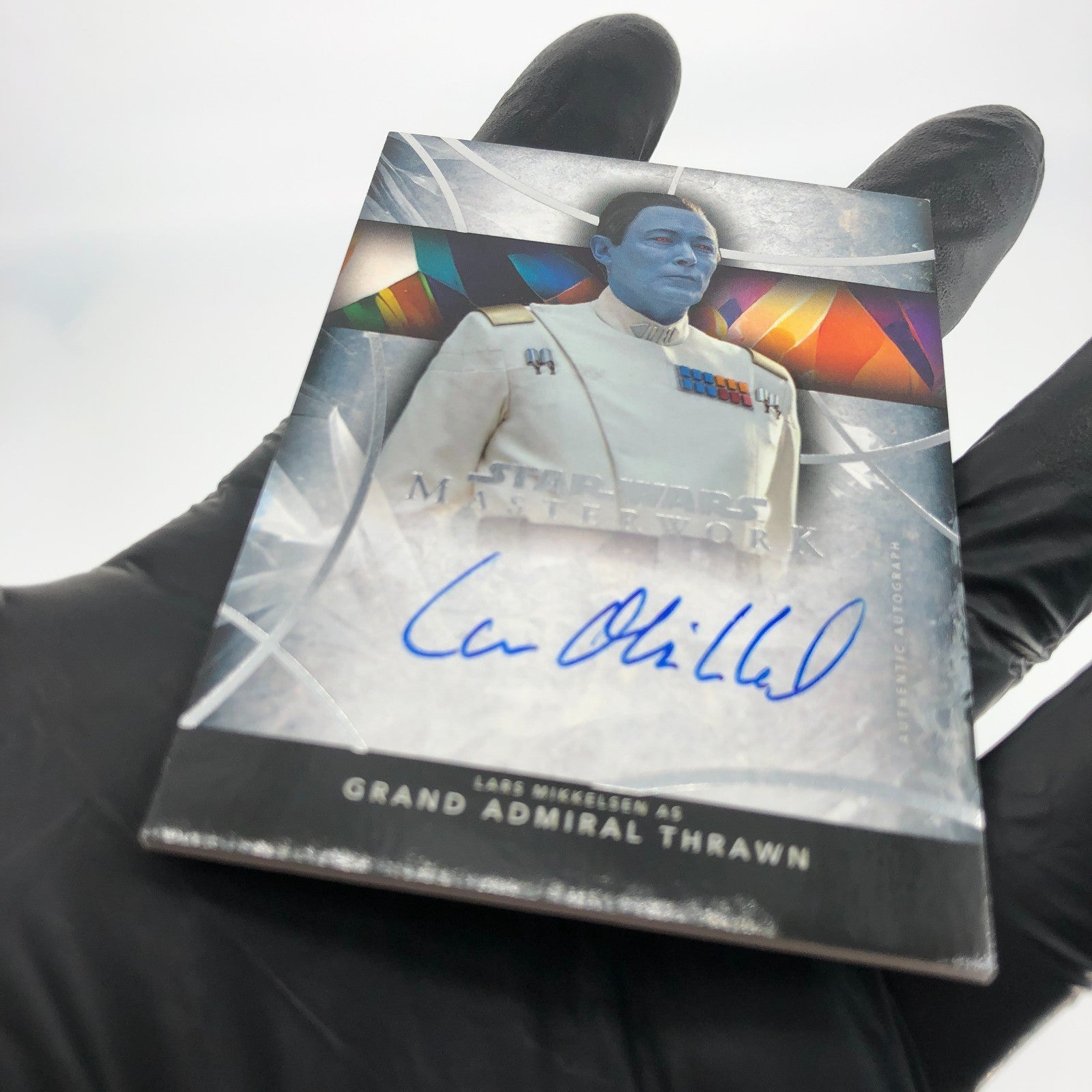 2024 Topps Masterwork Star Wars Admiral Thrawn A-LM Autograph Lars Mikkelsen