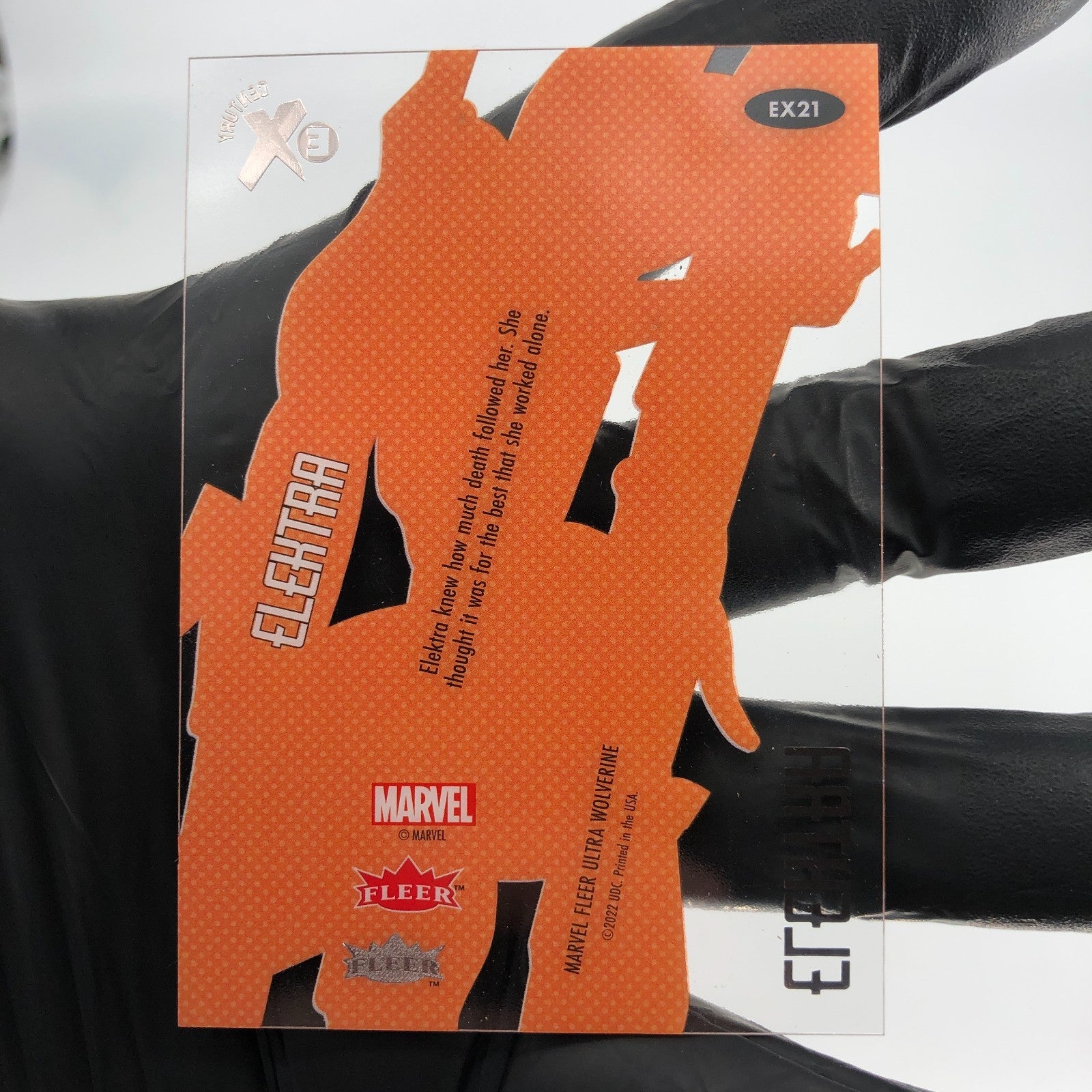 Marvel Card Elektra EX EX21 Century Upper Deck Wolverine [NM]