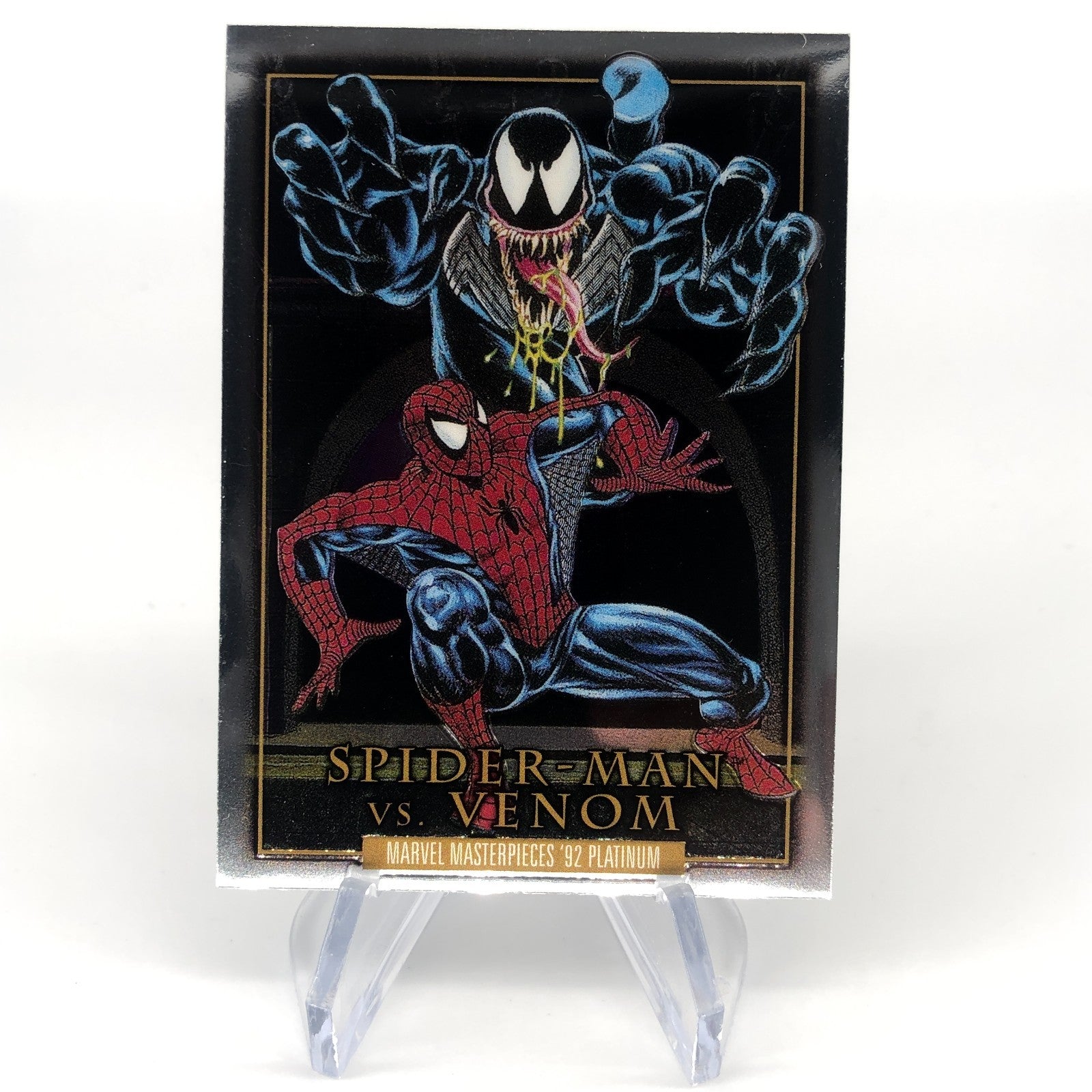 Marvel Card Spider-Man Vs Venom BS-4 Fleer Upper Deck Masterpieces 92 [NM]