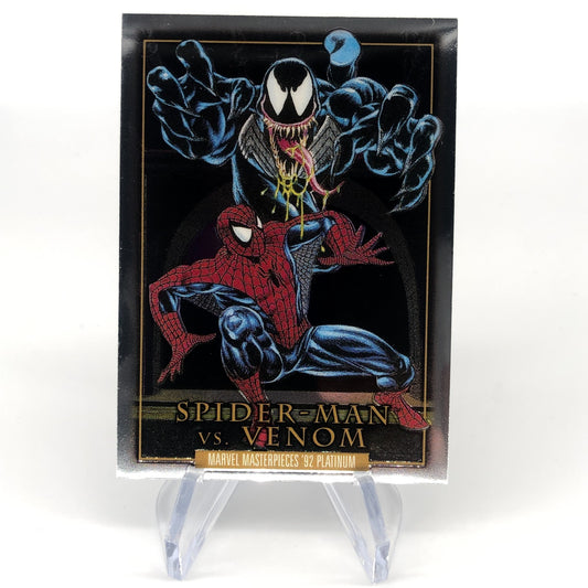 Marvel Card Spider-Man Vs Venom BS-4 Fleer Upper Deck Masterpieces 92 [NM]