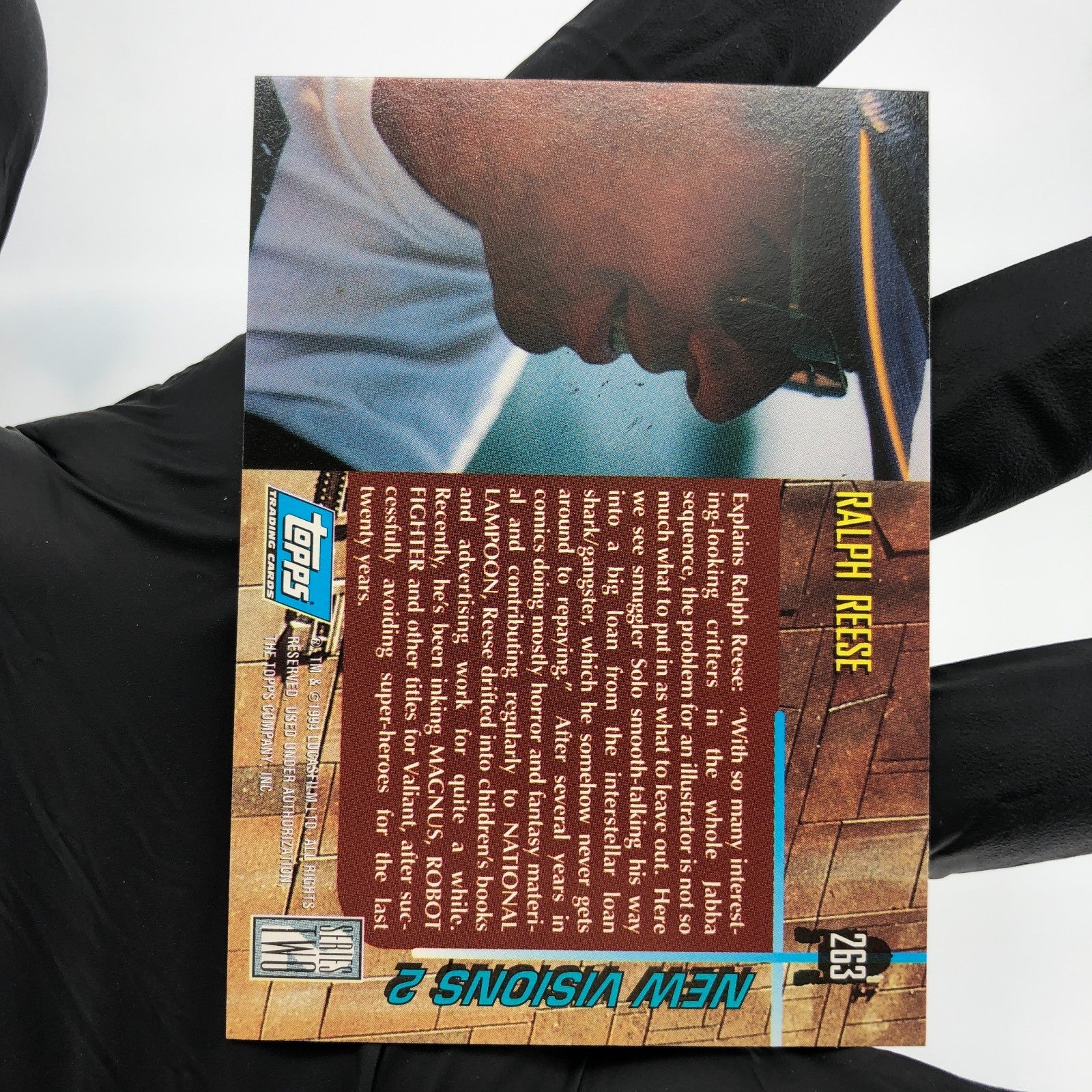 Star Wars Galaxy Card Jabba New Viosions 263 Topps  1994 [NM]