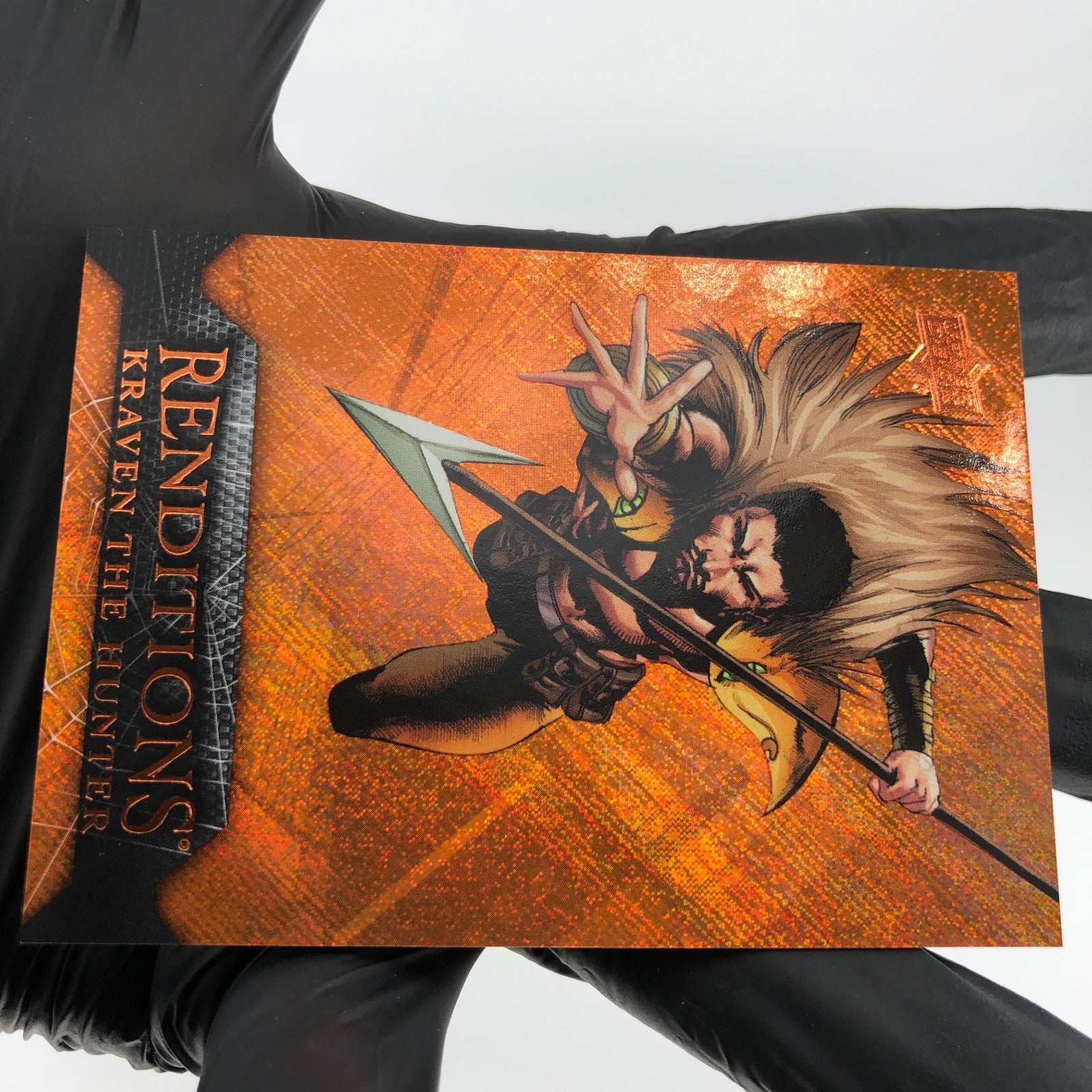 Marvel Card Kraven 45 Orange  /299 Fleer Upper Deck Renditions [NM]